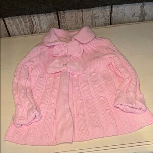 First Impressions Pink Knit Jacket